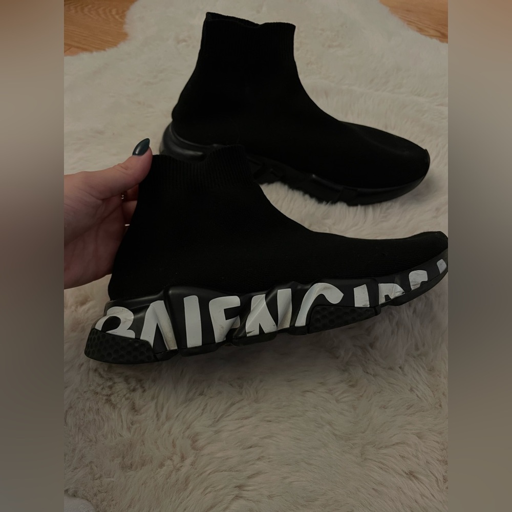 Balenciaga Women’s Speed Knit High Top Sneakers